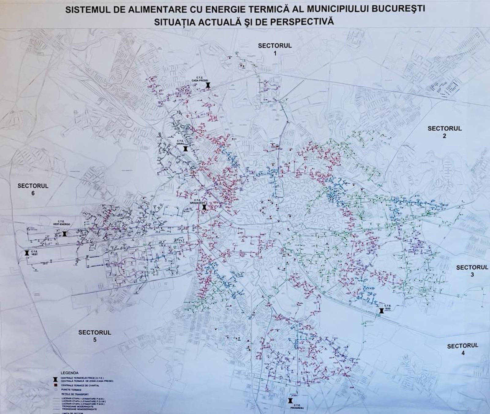 București a atribuit contractele pentru reabilitarea a 210 km de rețea de termoficare